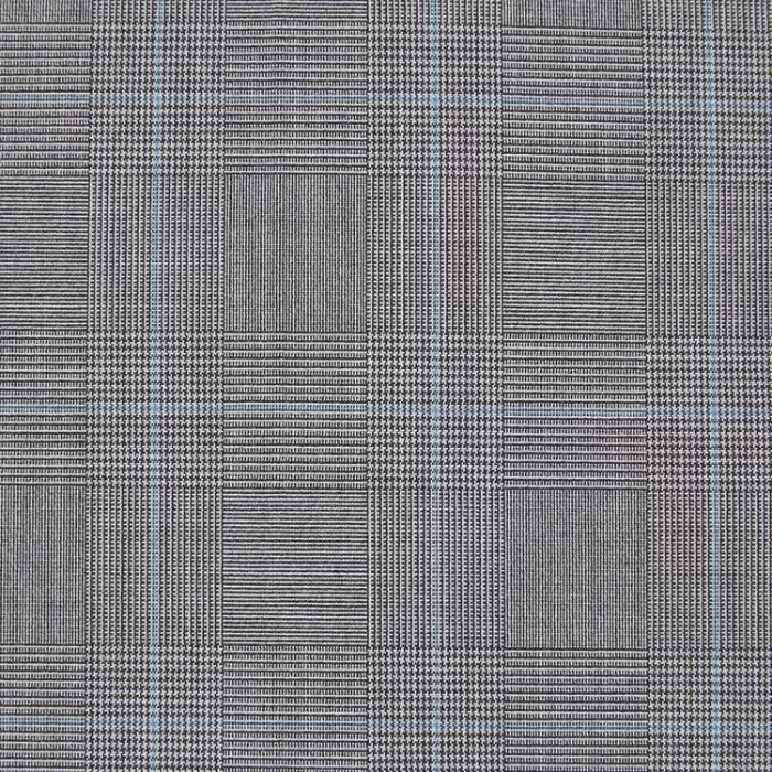 Uniqlo Smart Comfort Glen Checked Ankle Length Pants Men Grey
