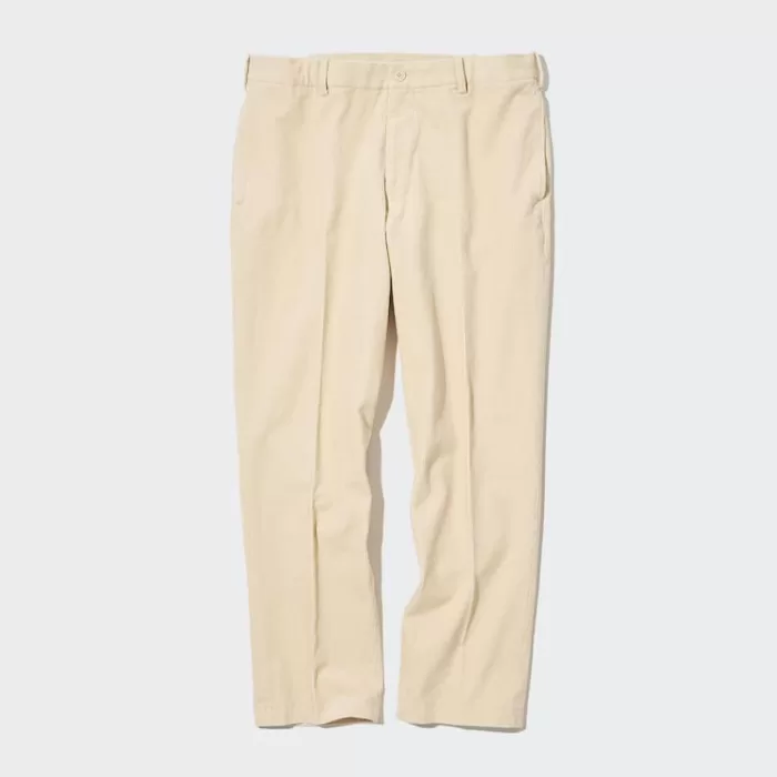 Uniqlo Smart Corduroy Ankle Length Men’s Pants Beige
