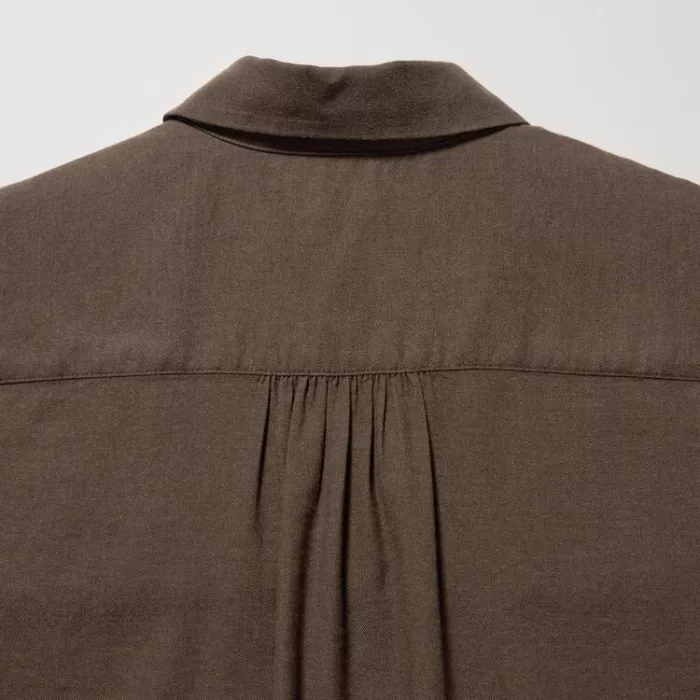 Uniqlo Soft Brushed Long Sleeved Women’s Shirts Grey