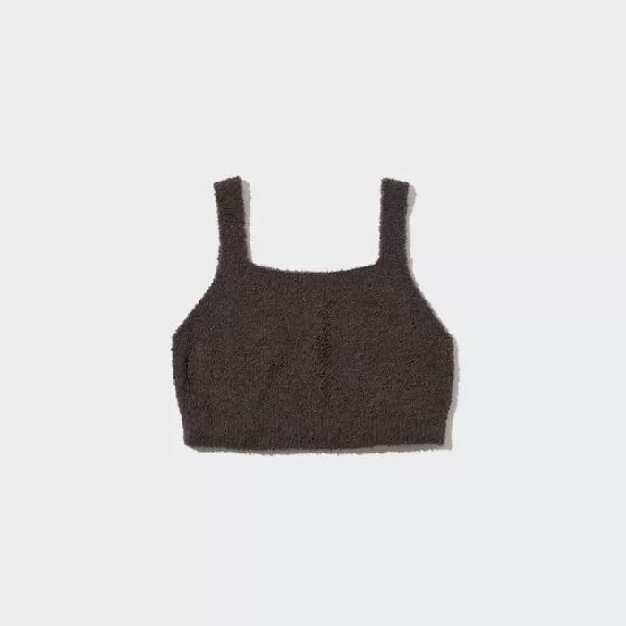 Uniqlo Soft Fluffy Relaxed Fitlette Women’s Loungewear Dark Brown