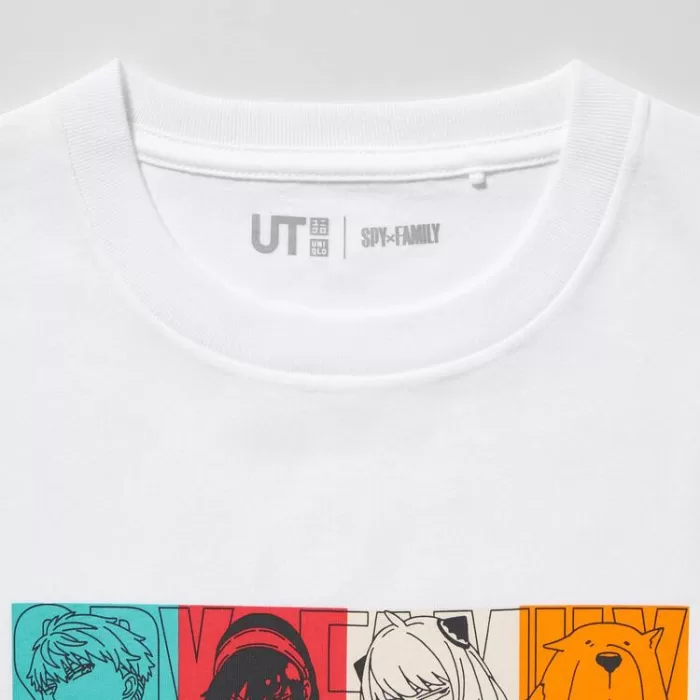 Uniqlo Spy X Family Ut Printed T-shirt Kids White