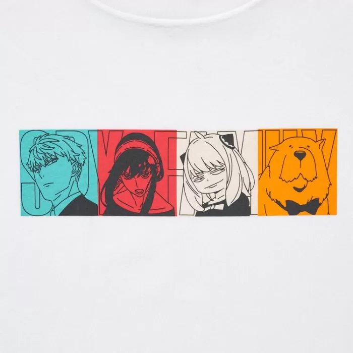 Uniqlo Spy X Family Ut Printed T-shirt Kids White