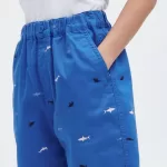 Uniqlo Stretch Printed Easy Shorts Boys Blue