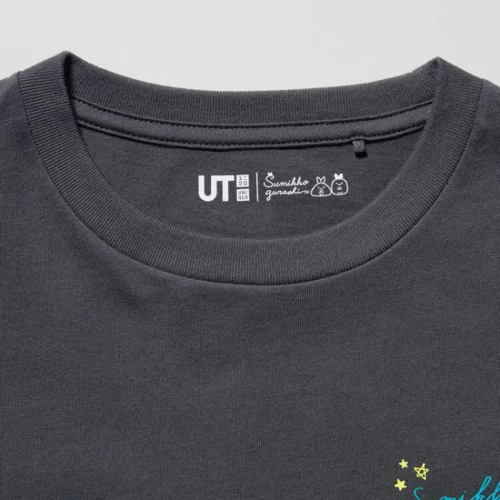 Uniqlo Sumikkogurashi Ut Printed T-shirt for Kids Dark Grey