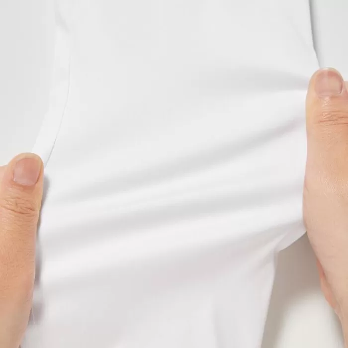 Uniqlo Supima Cotton Stretch Broadcloth Long Sleeved Women’s White Shirts