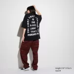 Uniqlo The Message Ut Printed Sweatshirts (Cali Dewitt) Men Black