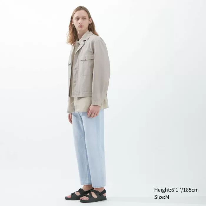 Uniqlo U Short Jackets Men Beige