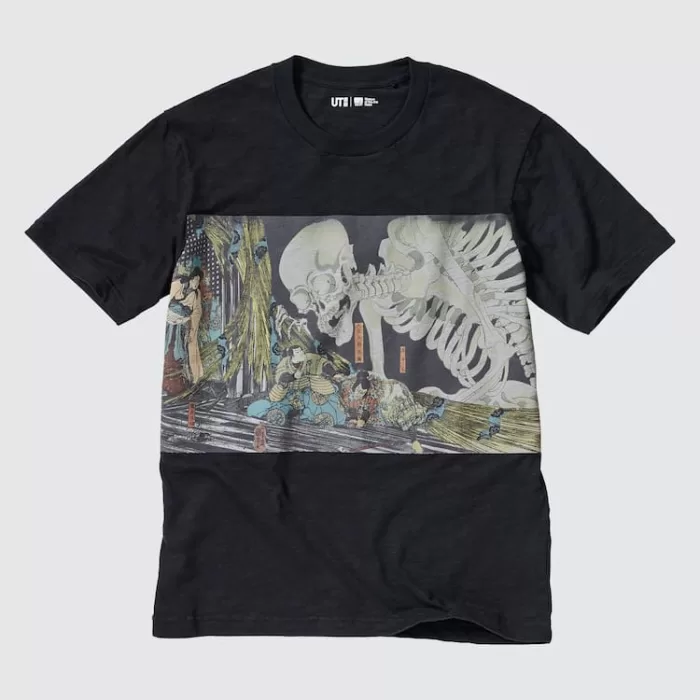 Uniqlo Ukiyo-e Archive Ut Printed T-shirt Men Black