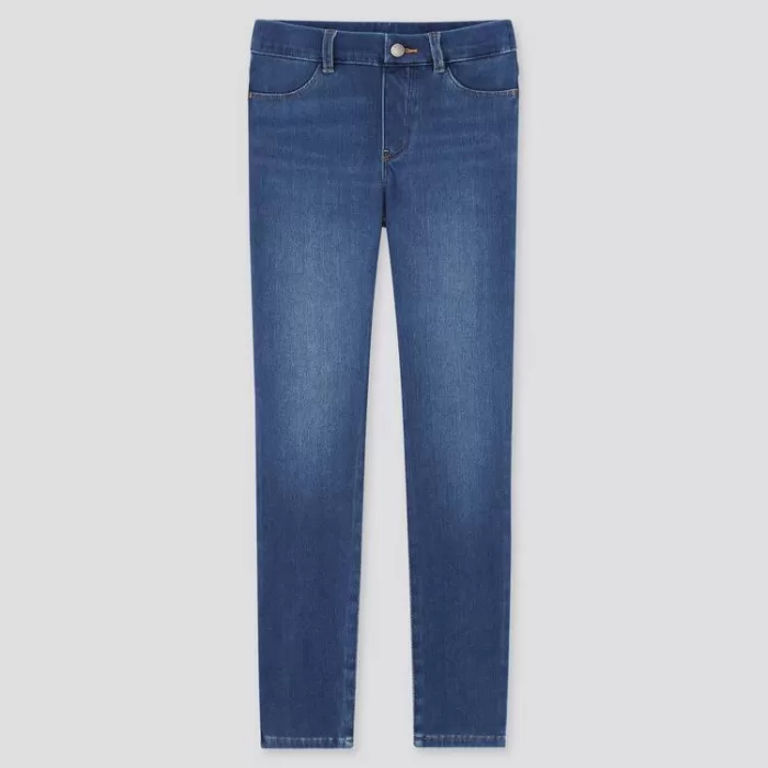 Uniqlo Ultra Stretch Denim Jeans (2021 Season) Kids Blue