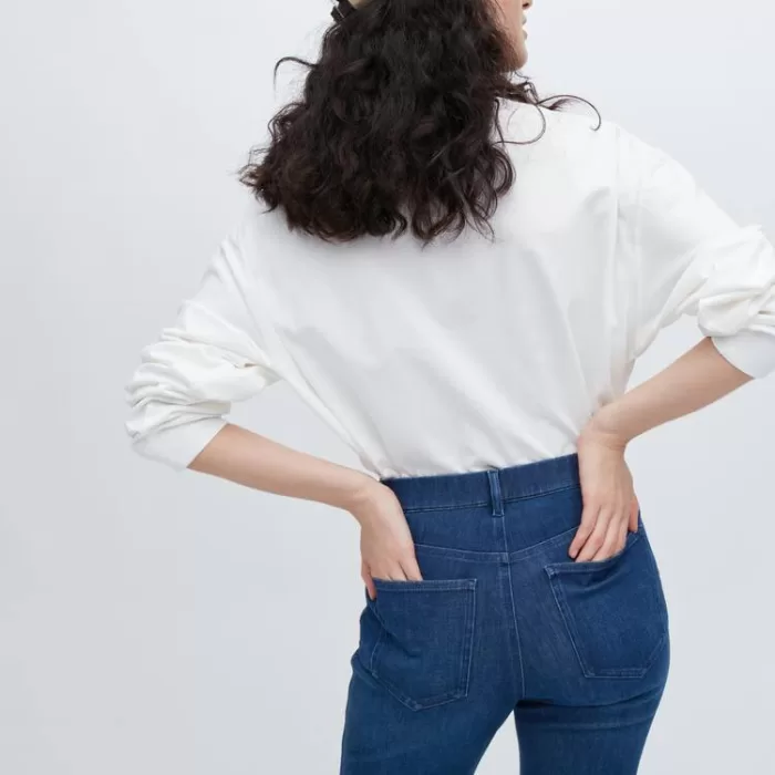 Uniqlo Ultra Stretch Denim Women’s Pants Blue