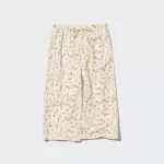 Uniqlo Women’s 3/4 Cotton Relaxed Home Clothes Beige