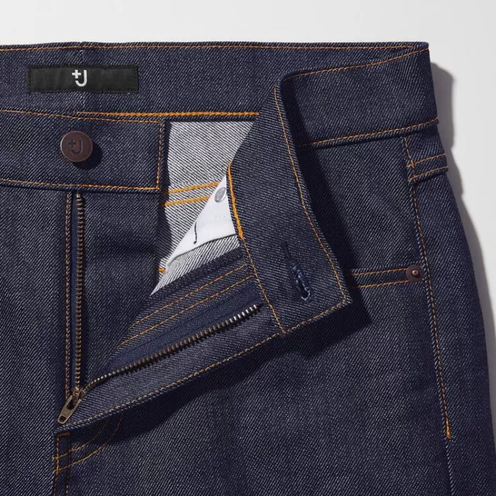 Uniqlo +j Selvedge Straight Leg Women’s Jeans Grey